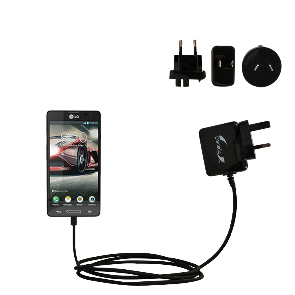 International Wall Charger compatible with the LG Optimus F7