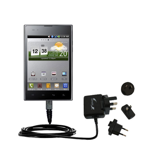 International Wall Charger compatible with the LG Optimus Vu