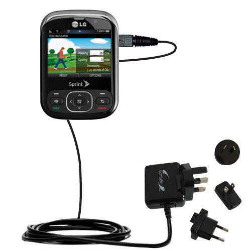 International Wall Charger compatible with the LG Remarq LN240