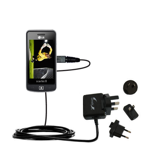 International Wall Charger compatible with the LG Scarlet II