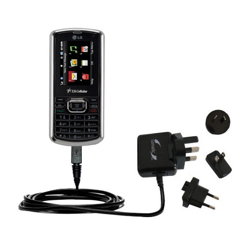International Wall Charger compatible with the LG UX265 UX280
