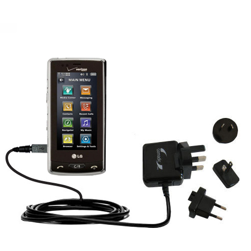 International Wall Charger compatible with the LG Versa