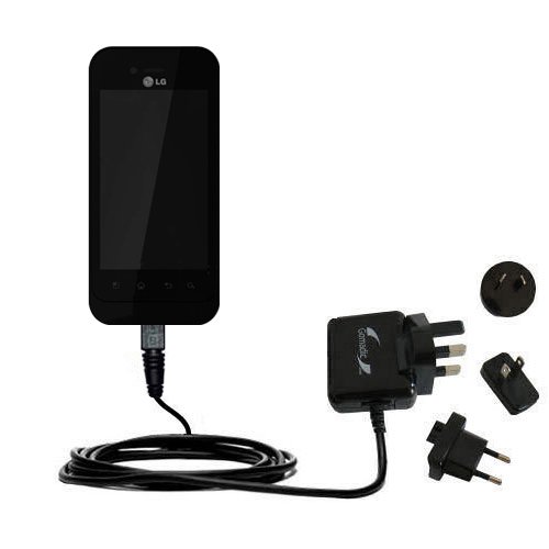 International Wall Charger compatible with the LG Victor