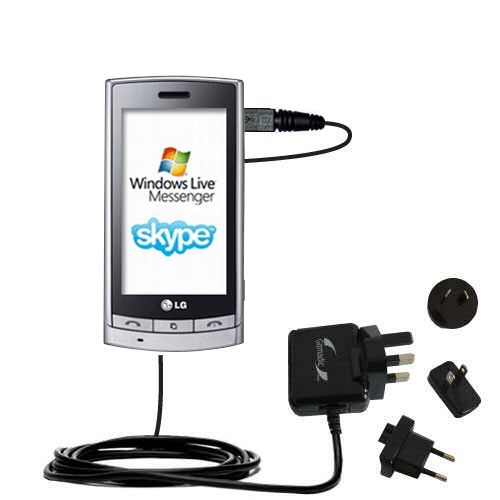 International Wall Charger compatible with the LG Viewty GT