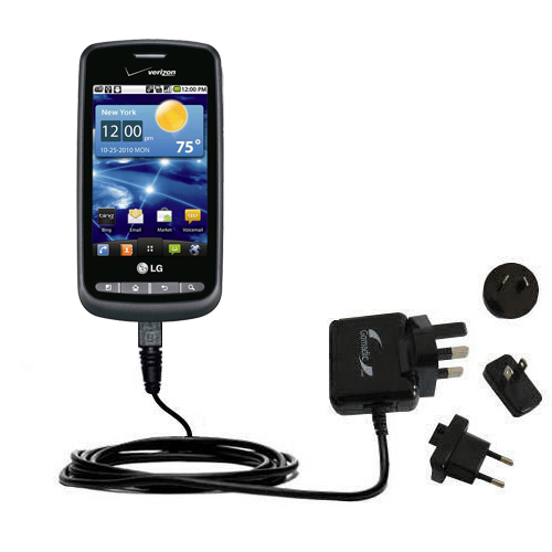 International Wall Charger compatible with the LG Vortex