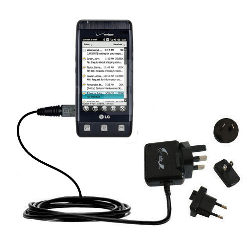 International Wall Charger compatible with the LG VS750