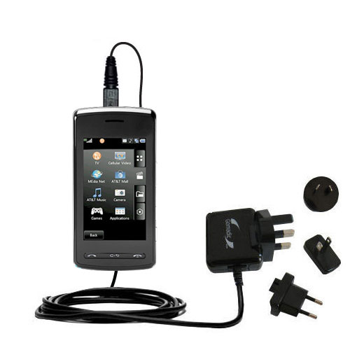 International Wall Charger compatible with the LG Vu Plus