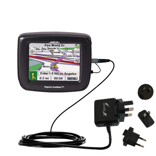 International Wall Charger compatible with the Magellan Roadmate 2000