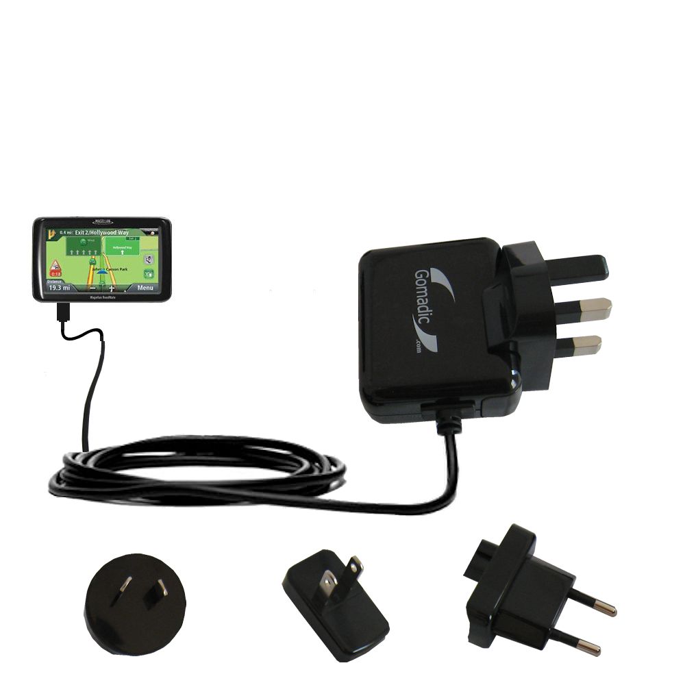 International Wall Charger compatible with the Magellan RoadMate 9212T / 9200 LM
