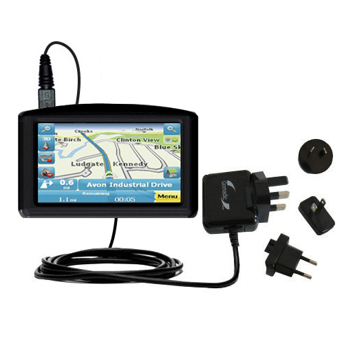 International Wall Charger compatible with the Maylong FD-420 GPS For Dummies