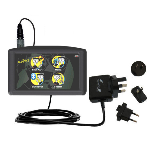 International Wall Charger compatible with the Maylong FD-430 GPS For Dummies