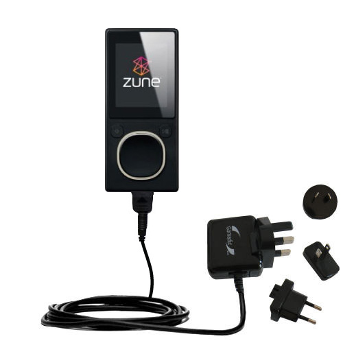 International Wall Charger compatible with the Microsoft Zune 4GB / 8GB