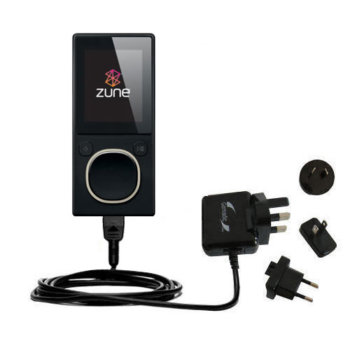 International Wall Charger compatible with the Microsoft Zune 8 / 12