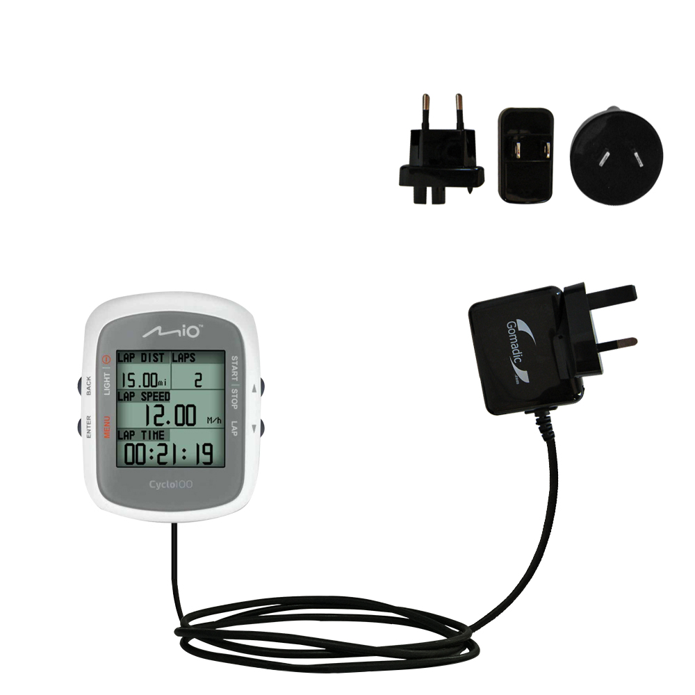 International Wall Charger compatible with the Mio Cyclo 100