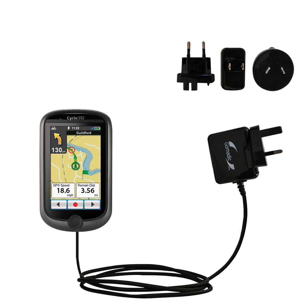 International Wall Charger compatible with the Mio Cyclo 310 / 315