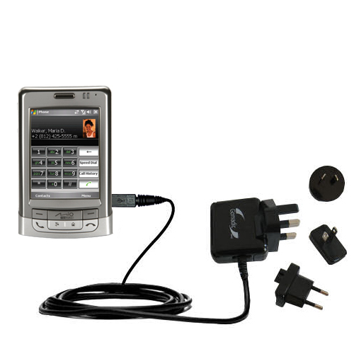 International Wall Charger compatible with the Mio A502