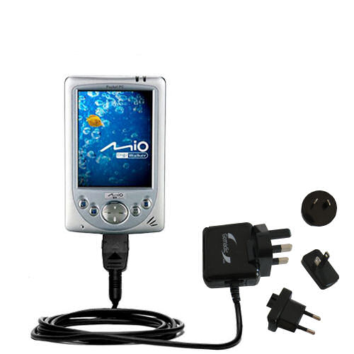 International Wall Charger compatible with the Mio 338 338 Plus