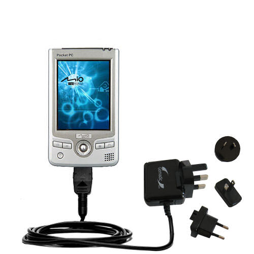 International Wall Charger compatible with the Mio 558