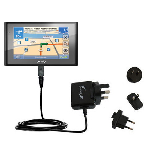 International Wall Charger compatible with the Mio Moov 580