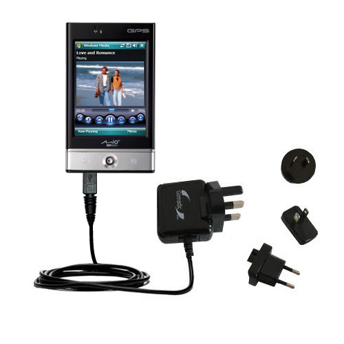 International Wall Charger compatible with the Mio P560