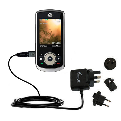 International Wall Charger compatible with the Motorola  MOTO VE66