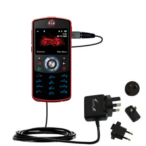 International Wall Charger compatible with the Motorola  ROKR EM30
