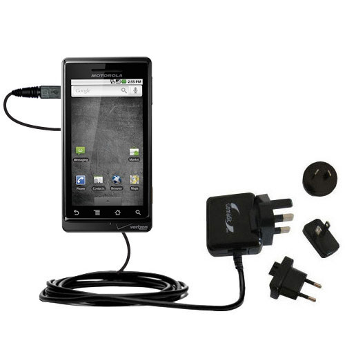 International Wall Charger compatible with the Motorola A855