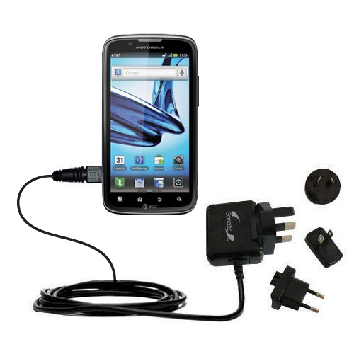 International Wall Charger compatible with the Motorola Atrix Refresh