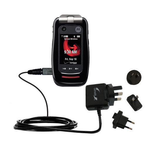 International Wall Charger compatible with the Motorola Barrage V860