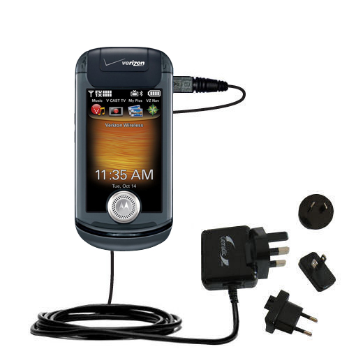International Wall Charger compatible with the Motorola Blaze ZN4