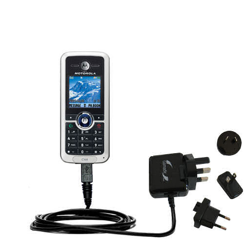 International Wall Charger compatible with the Motorola c168i