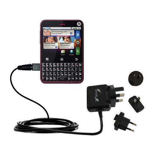 International Wall Charger compatible with the Motorola CHARM