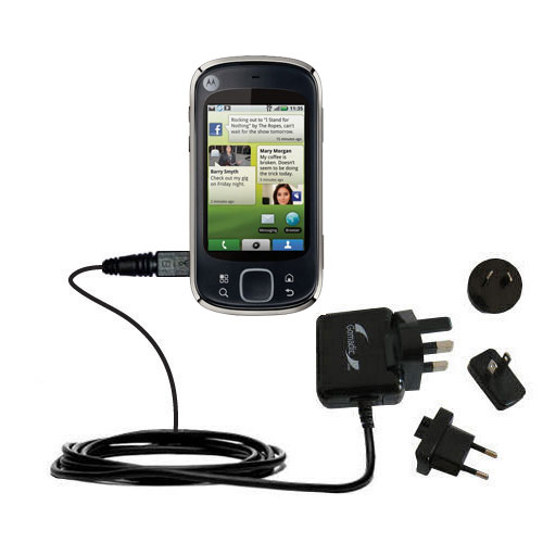 International Wall Charger compatible with the Motorola CLIQ XT