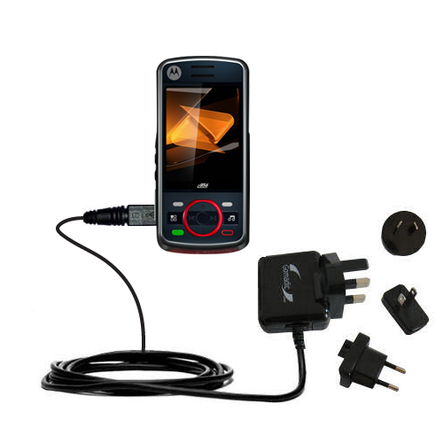 International Wall Charger compatible with the Motorola Debut i856