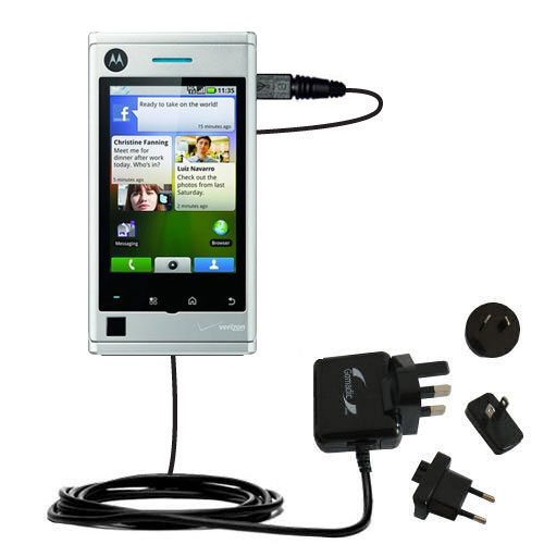 International Wall Charger compatible with the Motorola Devour A555