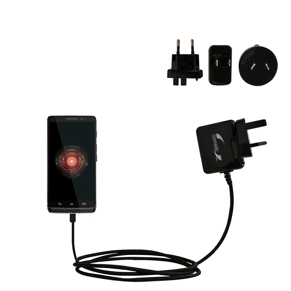 International Wall Charger compatible with the Motorola Droid Mini