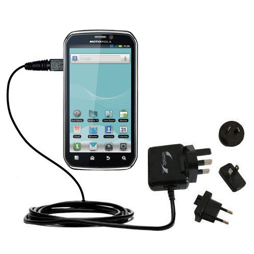 International Wall Charger compatible with the Motorola Electrify