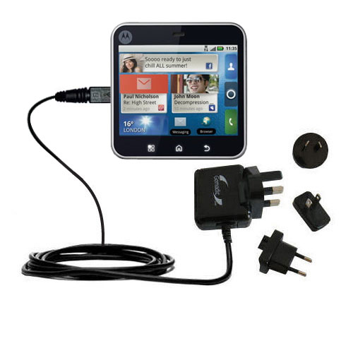 International Wall Charger compatible with the Motorola FLIPOUT