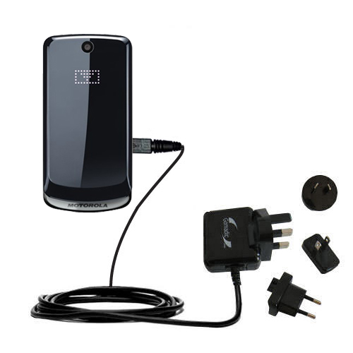 International Wall Charger compatible with the Motorola GLEAM