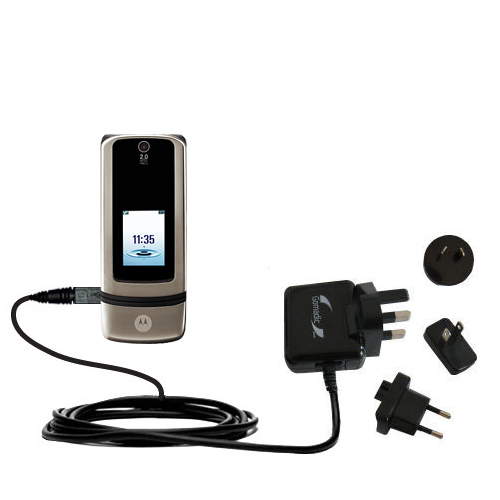 International Wall Charger compatible with the Motorola KRZR K3