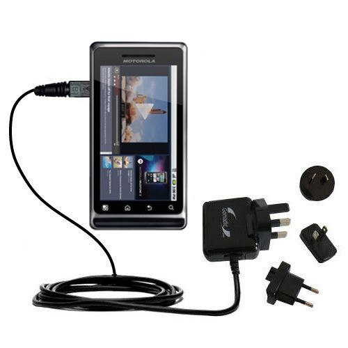 International Wall Charger compatible with the Motorola MILESTONE 2