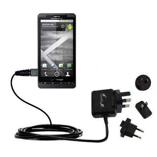 International Wall Charger compatible with the Motorola Milestone X