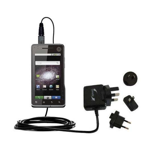 International Wall Charger compatible with the Motorola MILESTONE XT720
