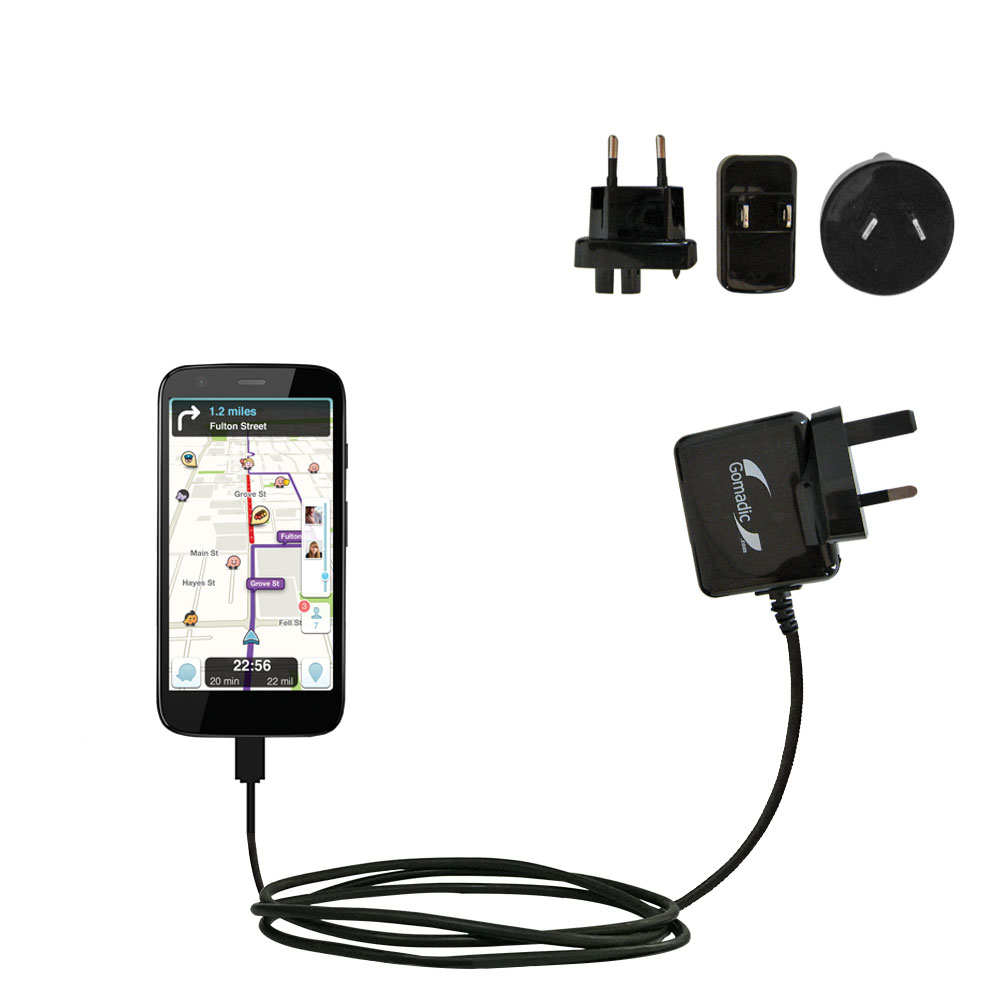 International Wall Charger compatible with the Motorola Moto G
