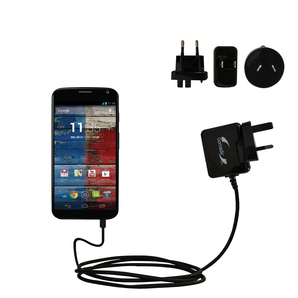International Wall Charger compatible with the Motorola Moto X