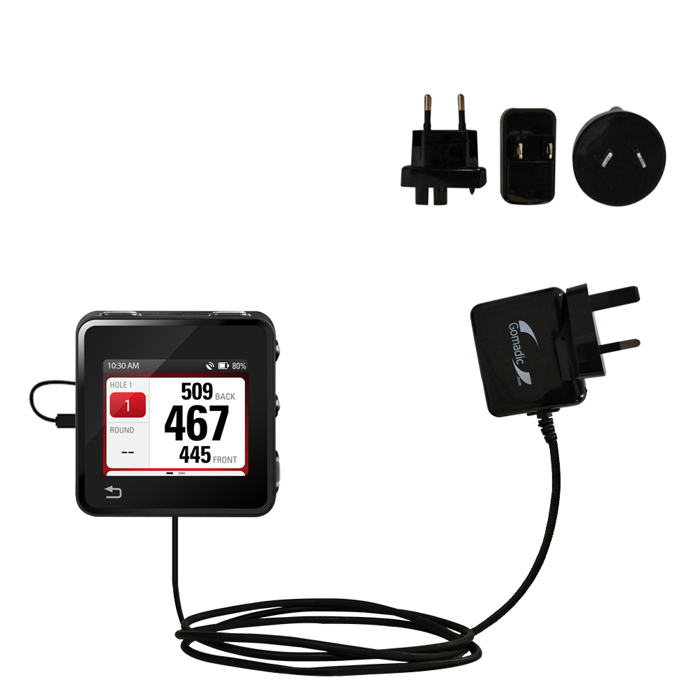International Wall Charger compatible with the Motorola MOTOACTV