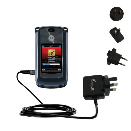 International Wall Charger compatible with the Motorola MOTORAZR 2 V8