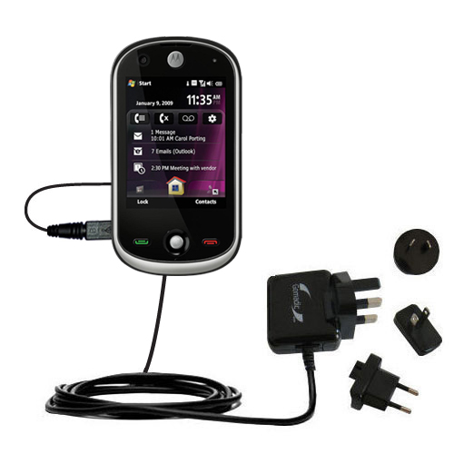 International Wall Charger compatible with the Motorola Motosurf A3100