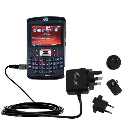 International Wall Charger compatible with the Motorola Q9m