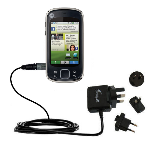 International Wall Charger compatible with the Motorola QUENCH